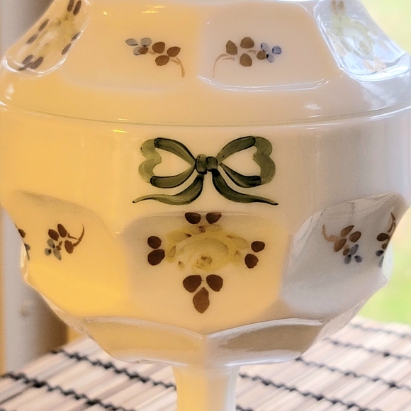 VTG Westmoreland Compote With Original Tag - Picture 6 of 12